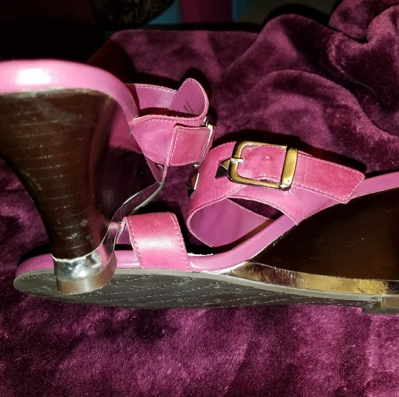 Pink/plum Women Heels Sandals - Picture 3 of 8